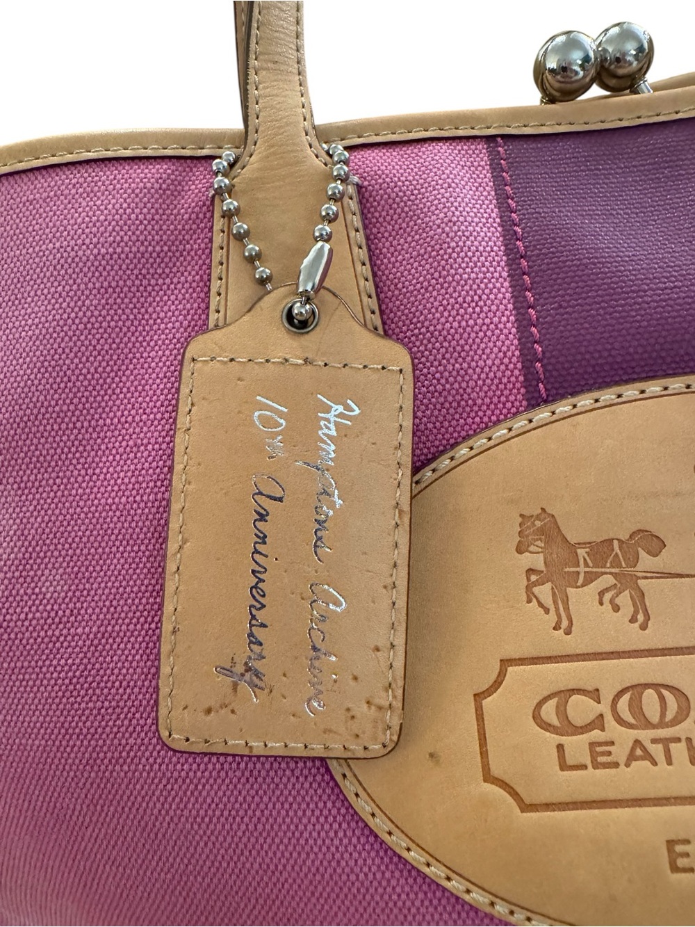 Coach Hamptons Archive 10th Anniversary Canvas Tote 2008 - Picture 2 of 15